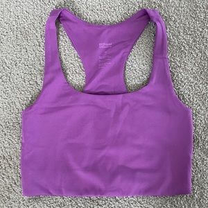 Girlfriend Collective Paloma bra/tank purple size xs